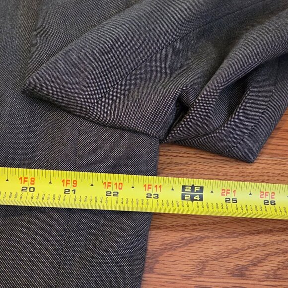 Vintage Claiborne Men's Blazer Sport Coat 44R Dusty Brown 3 Button 1990s Suit - Picture 6 of 13